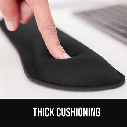 Memory Foam Wrist Rest for Computer Keyboard, 2 Piece Black