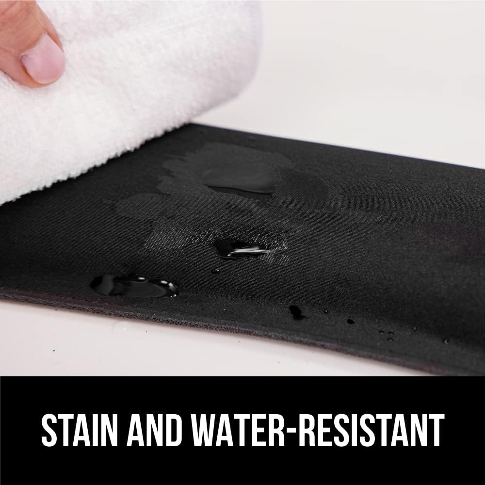 Memory Foam Wrist Rest for Computer Keyboard, 2 Piece Black