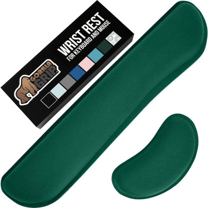 Memory Foam Wrist Rest for Computer Keyboard, 2 Piece Black
