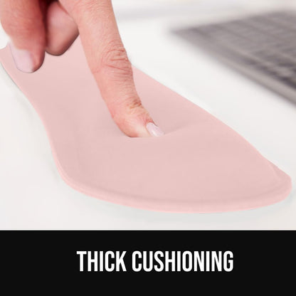 Memory Foam Wrist Rest for Computer Keyboard, 2 Piece Black