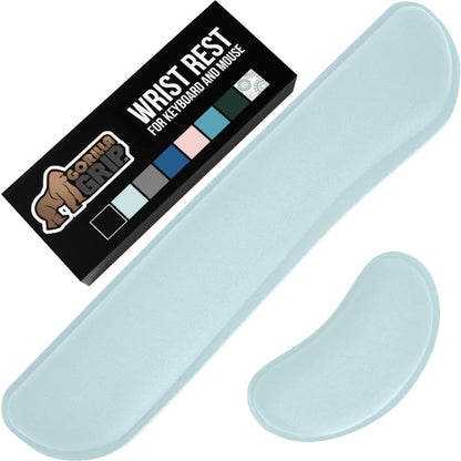 Memory Foam Wrist Rest for Computer Keyboard, 2 Piece Black
