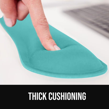 Memory Foam Wrist Rest for Computer Keyboard, 2 Piece Black