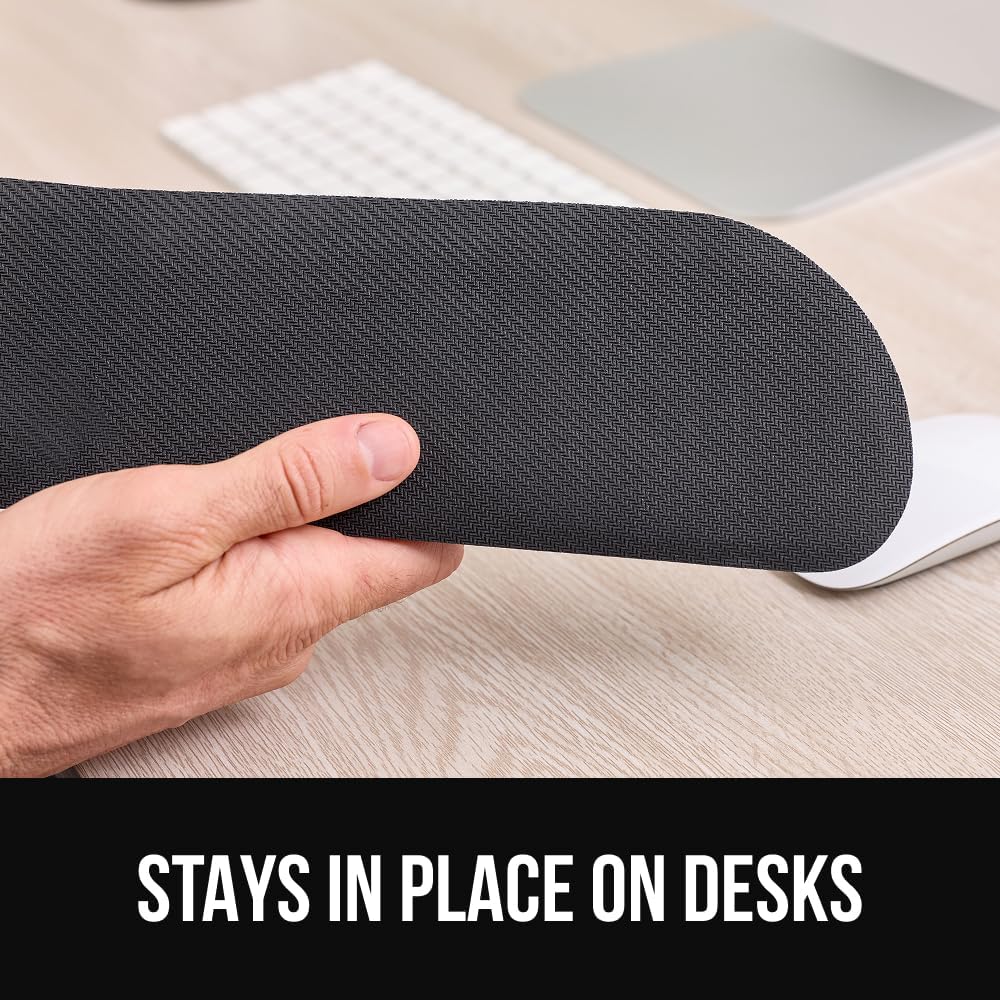 Memory Foam Wrist Rest for Computer Keyboard, 2 Piece Black