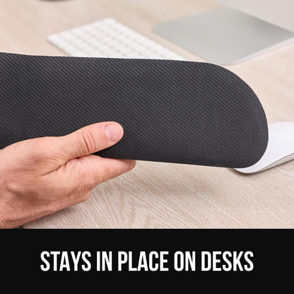 Memory Foam Wrist Rest for Computer Keyboard, 2 Piece Black