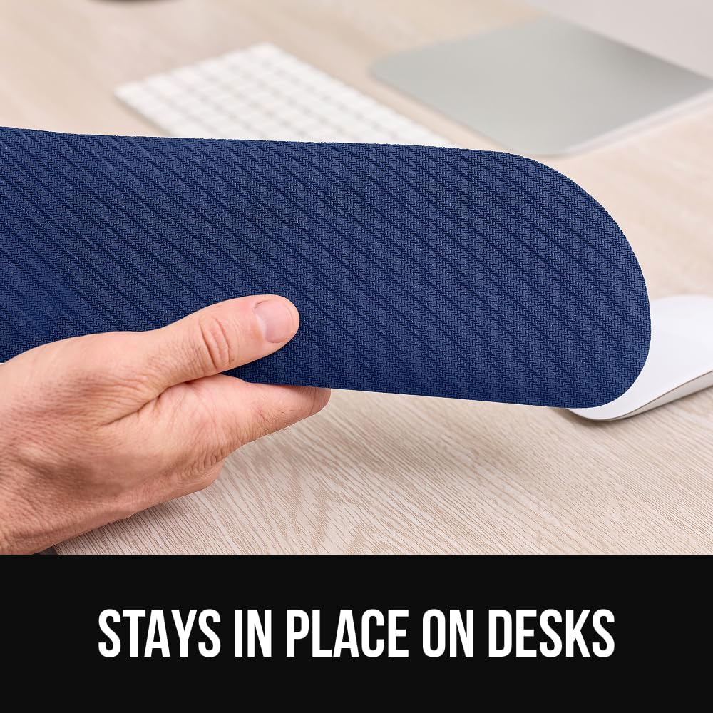 Memory Foam Wrist Rest for Computer Keyboard, 2 Piece Black