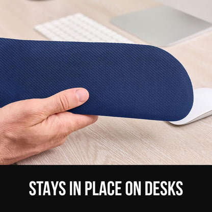 Memory Foam Wrist Rest for Computer Keyboard, 2 Piece Black