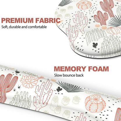Ergonomic Mouse Pad with Wrist Rest and Keyboard Wrist Rest, Mousepad