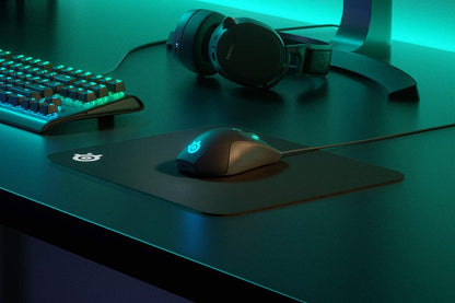 QcK Gaming Mouse Pad - XXL Cloth - Peak Tracking and Stability - Esports Mousepad - Never-Slip - Full Desk Coverage
