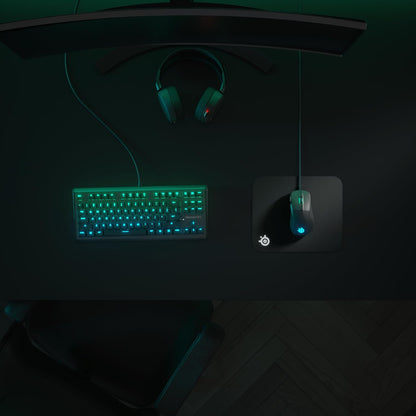 QcK Gaming Mouse Pad - XXL Cloth - Peak Tracking and Stability - Esports Mousepad - Never-Slip - Full Desk Coverage