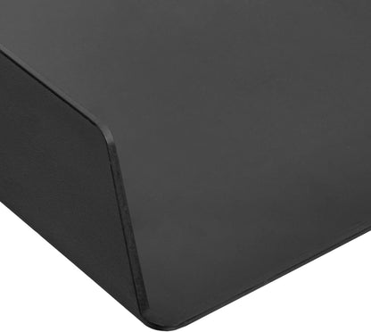 Rectangular Plastic Desk Organizer, letter size Tray, 9.7 x 2.2 x 13 inches, Black