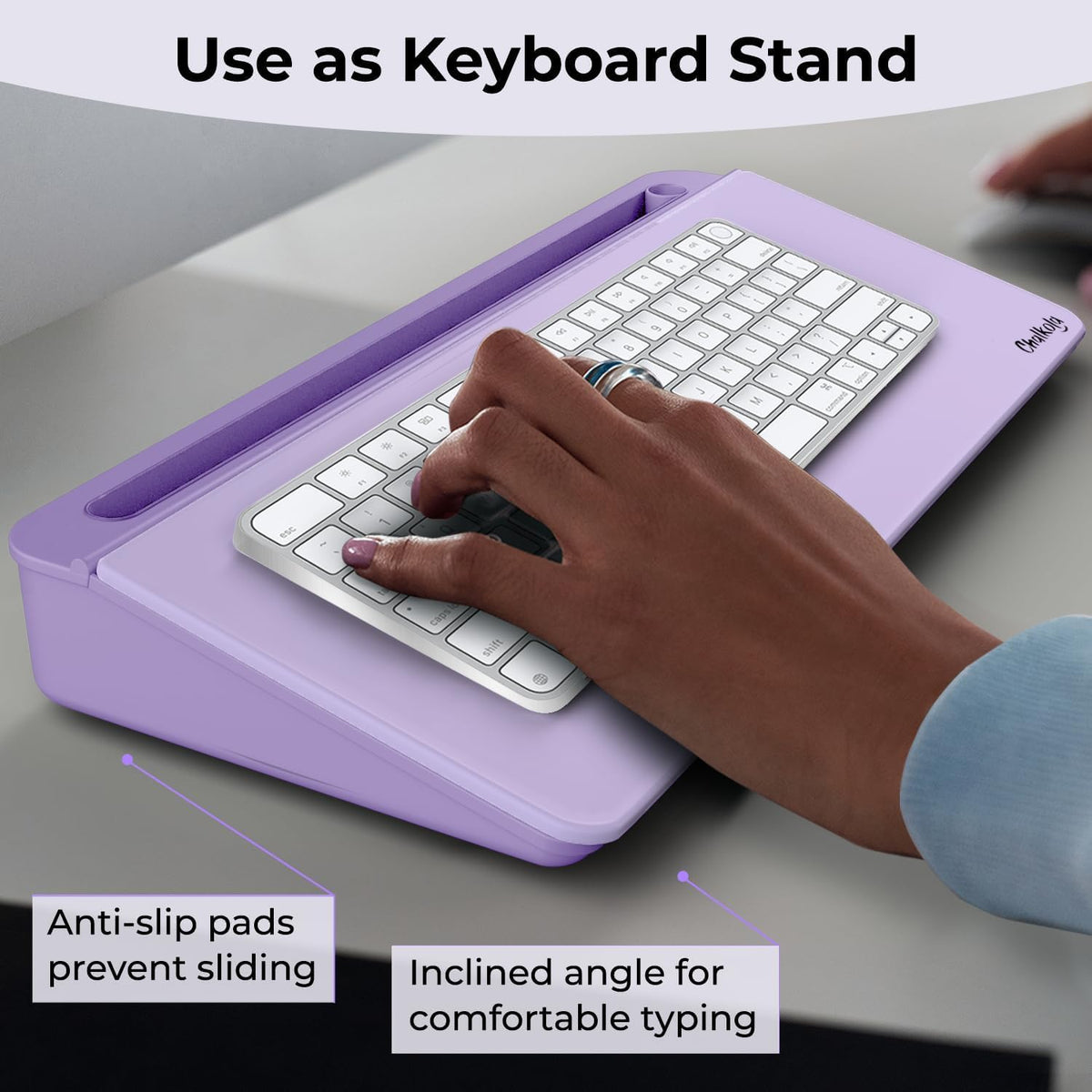Glass Desktop Whiteboard with Storage, Desk Dry Erase Board Buddy