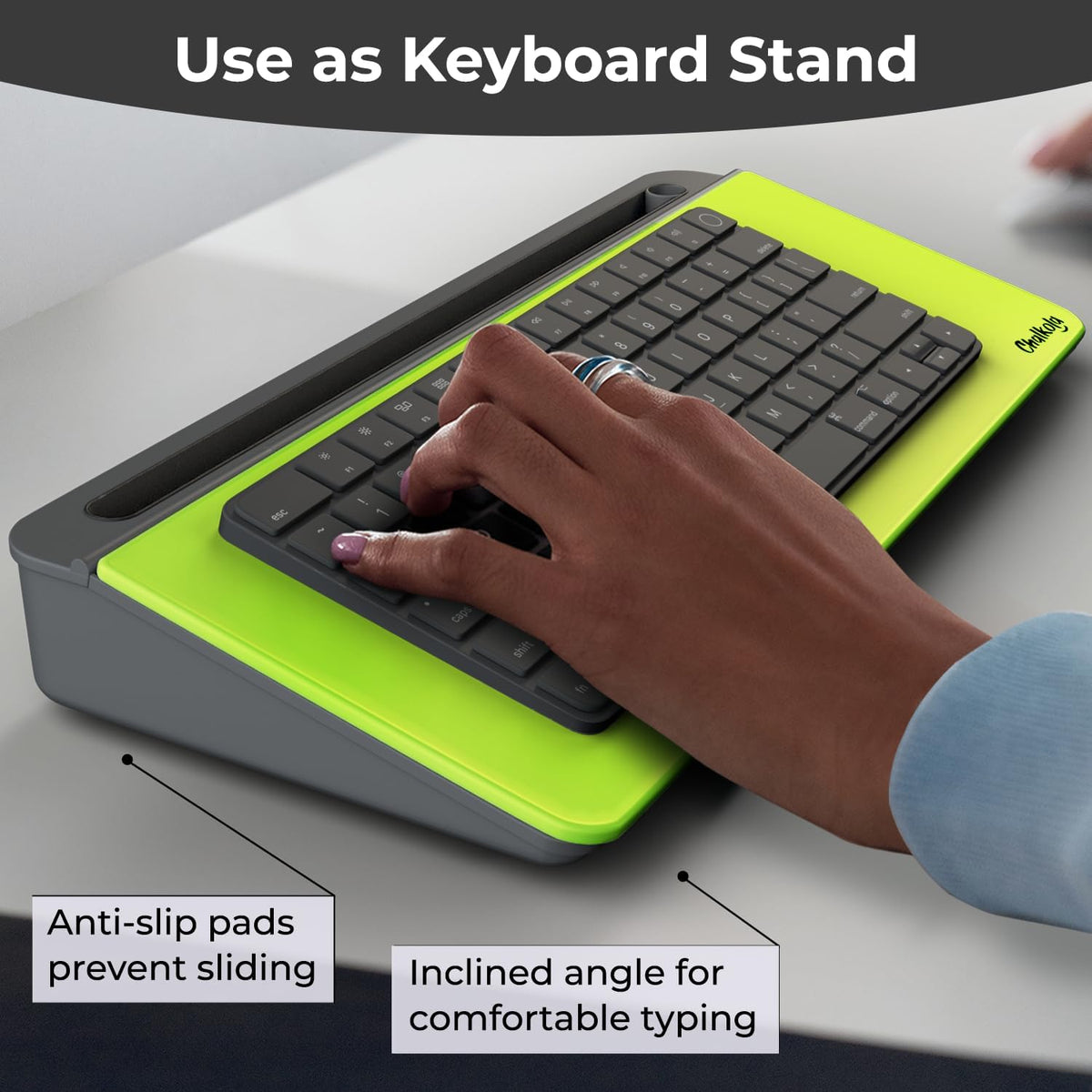 Glass Desktop Whiteboard with Storage, Desk Dry Erase Board Buddy