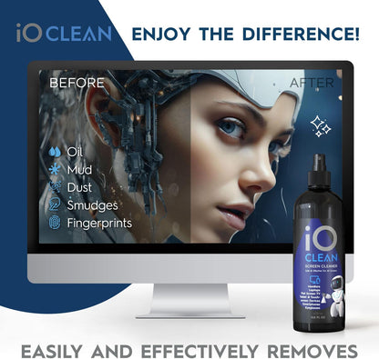 Screen Cleaner Spray (16oz+16oz) – Cleaning Kit for LCD LED OLED TV