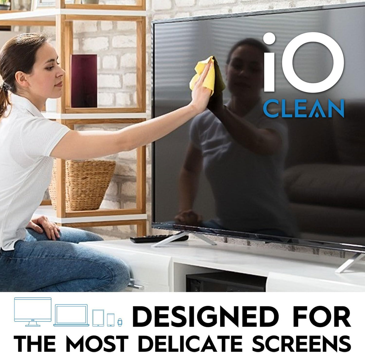 Screen Cleaner Spray (16oz+16oz) – Cleaning Kit for LCD LED OLED TV