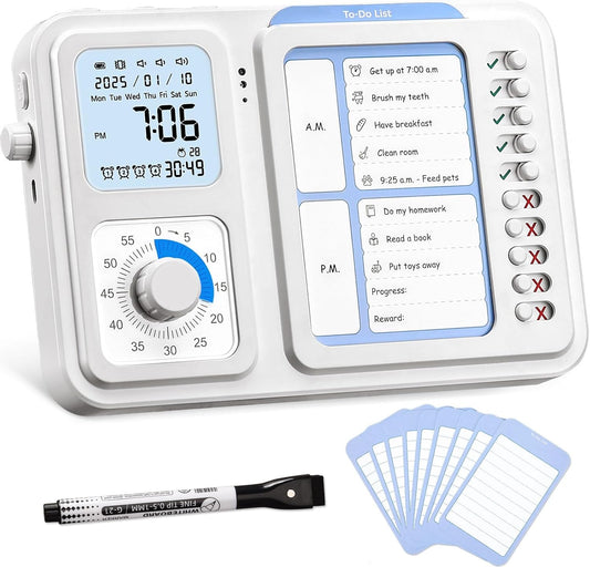 3-in-1 Visual Timer & ADHD Tool for Kids|Adults