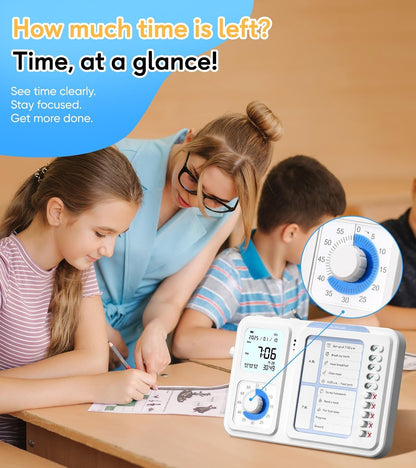 3-in-1 Visual Timer & ADHD Tool for Kids|Adults
