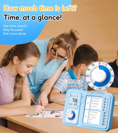 3-in-1 Visual Timer & ADHD Tool for Kids|Adults