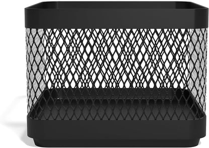 Staples Metal Magazine File Organizer, Black - Top - Loading Desktop File Holder with Handle, Holds Up to 1000 Sheets
