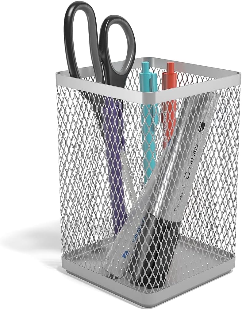 Staples Metal Magazine File Organizer, Black - Top - Loading Desktop File Holder with Handle, Holds Up to 1000 Sheets