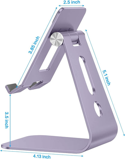 T2 Tablet Stand for Desk, Aluminum Holder for iPad Pro/Air, Silver