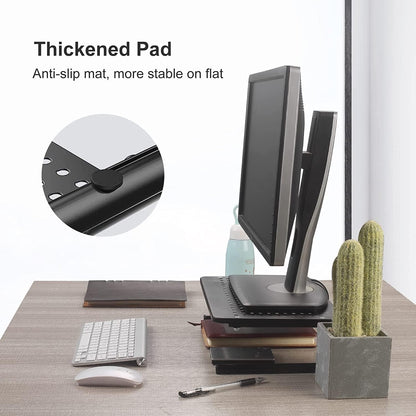 Clamp-on 32 Inch Dual Monitor Desk Mount Riser Shelf Computer Stands for 2 Monitor,Laptop,Printer, Notebook,32.2” x 7.8” x 5.7”