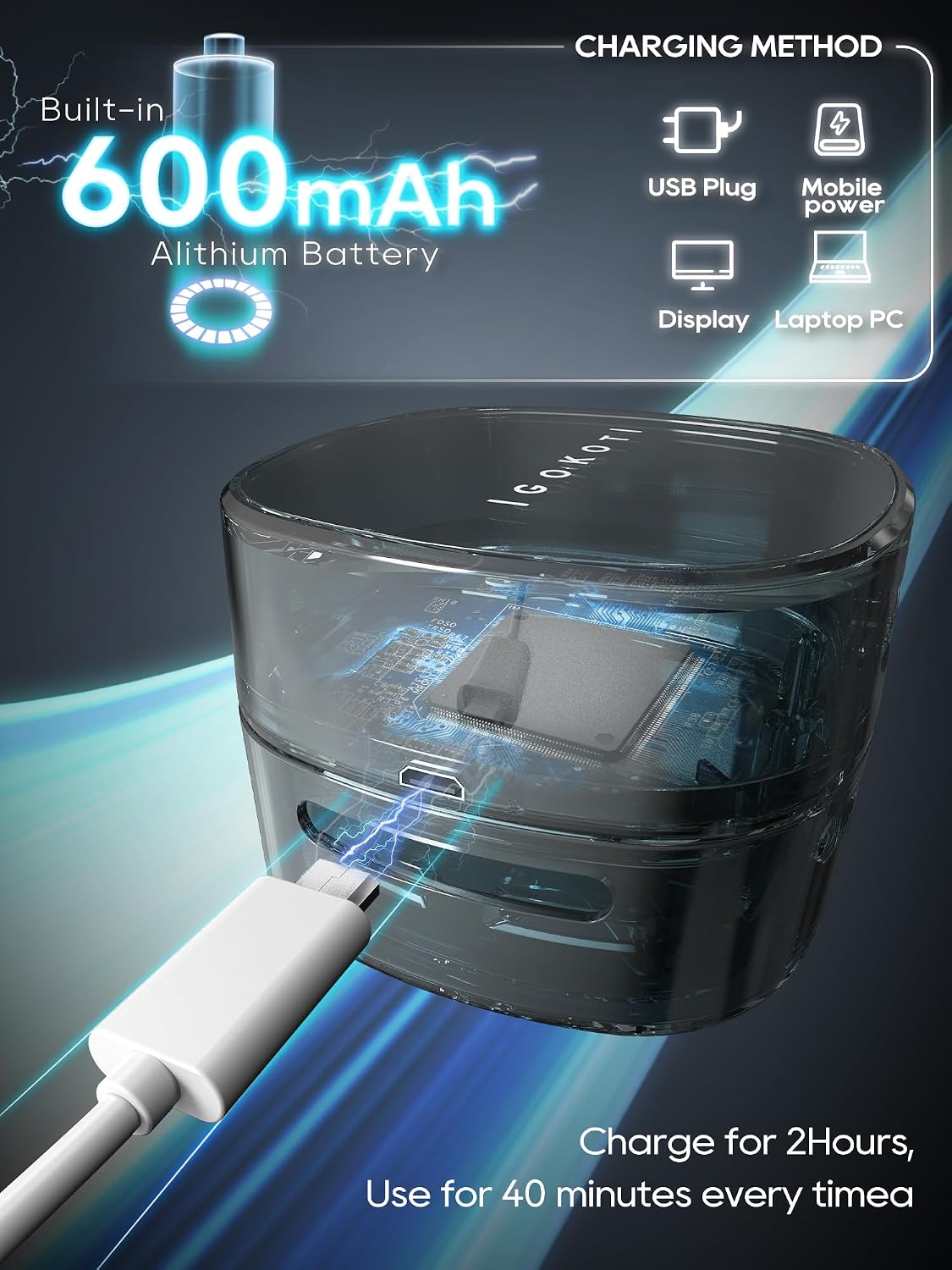 Desk Vacuum Cleaner Mini,Counter Vacuum,Tabletop Vacuum Cleaner USB Rechager, Cordless Energy Saving Design