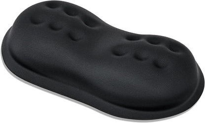 Mouse Wrist Rest, Desk Wrist Pad for Mouse, Comfortable Computer Mouse Wrist Support, Ergonomic Wrist Rest with Memory Foam Fillings, Non-Slip Base (Black)