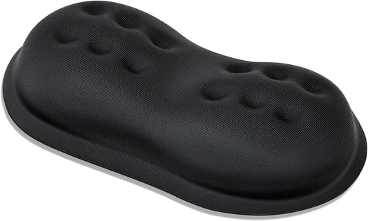 Mouse Wrist Rest, Desk Wrist Pad for Mouse, Comfortable Computer Mouse Wrist Support, Ergonomic Wrist Rest with Memory Foam Fillings, Non-Slip Base (Black)