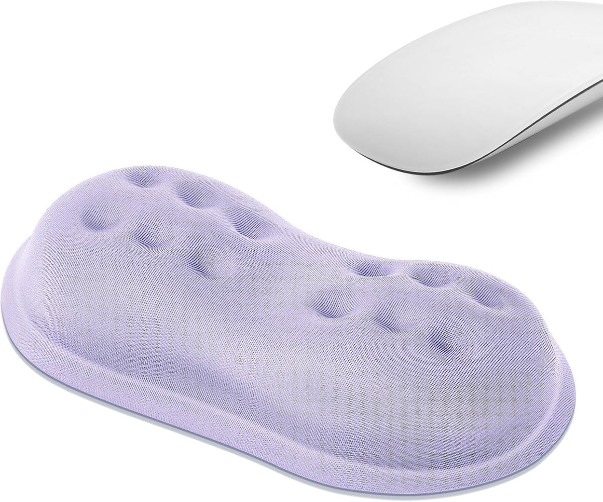 Mouse Wrist Rest, Desk Wrist Pad for Mouse, Comfortable Computer Mouse Wrist Support, Ergonomic Wrist Rest with Memory Foam Fillings, Non-Slip Base (Black)