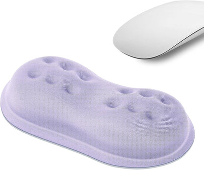 Mouse Wrist Rest, Desk Wrist Pad for Mouse, Comfortable Computer Mouse Wrist Support, Ergonomic Wrist Rest with Memory Foam Fillings, Non-Slip Base (Black)