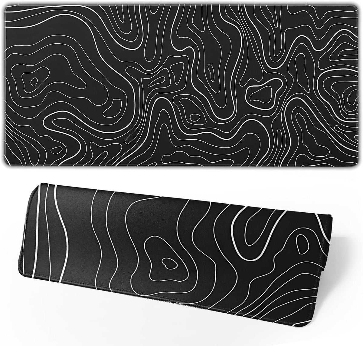 Japanese Mouse Pad, Large Japanese Desk Mat, XL Anime Gaming Keyboard Mat, Non-Slip Rubber Base, Big Extended Desk Protector for Home Office, 31.5”x11.8” - Colors B