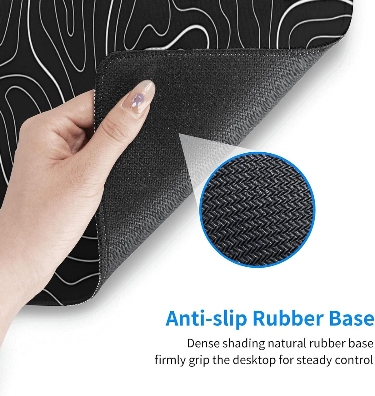 Japanese Mouse Pad, Large Japanese Desk Mat, XL Anime Gaming Keyboard Mat, Non-Slip Rubber Base, Big Extended Desk Protector for Home Office, 31.5”x11.8” - Colors B
