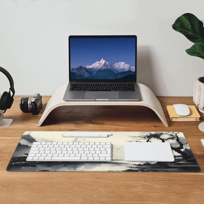 Japanese Mouse Pad, Large Japanese Desk Mat, XL Anime Gaming Keyboard Mat, Non-Slip Rubber Base, Big Extended Desk Protector for Home Office, 31.5”x11.8” - Colors B