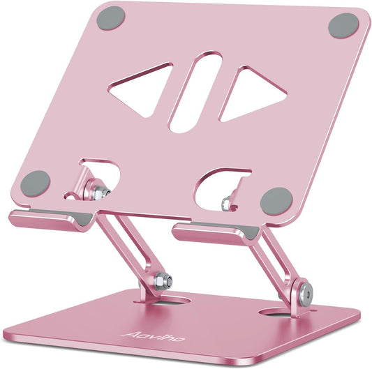 Tablet Stand for Desk,Adjustable Tablet Holder,Rose Gold