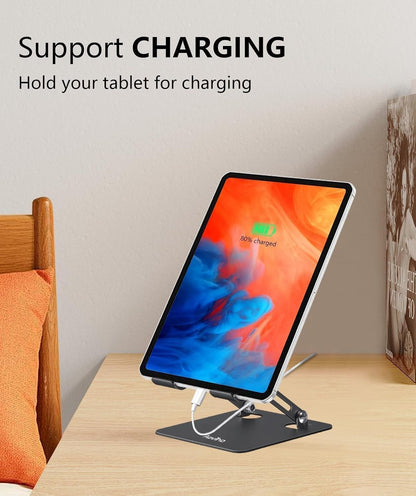 Tablet Stand for Desk,Adjustable Tablet Holder,Rose Gold