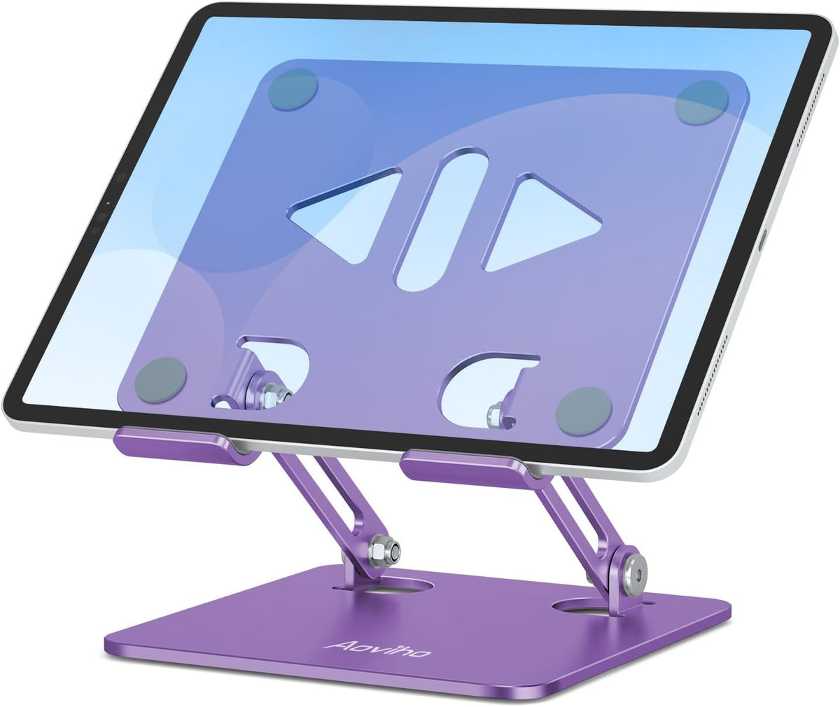 Tablet Stand for Desk,Adjustable Tablet Holder,Rose Gold