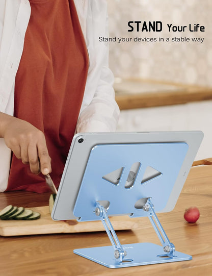 Tablet Stand for Desk,Adjustable Tablet Holder,Rose Gold