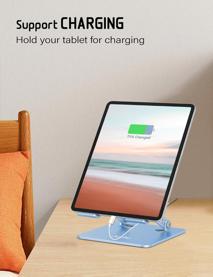 Tablet Stand for Desk,Adjustable Tablet Holder,Rose Gold