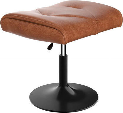 Office Foot Rest Under Desk Ottoman, Height Adjustable, Black