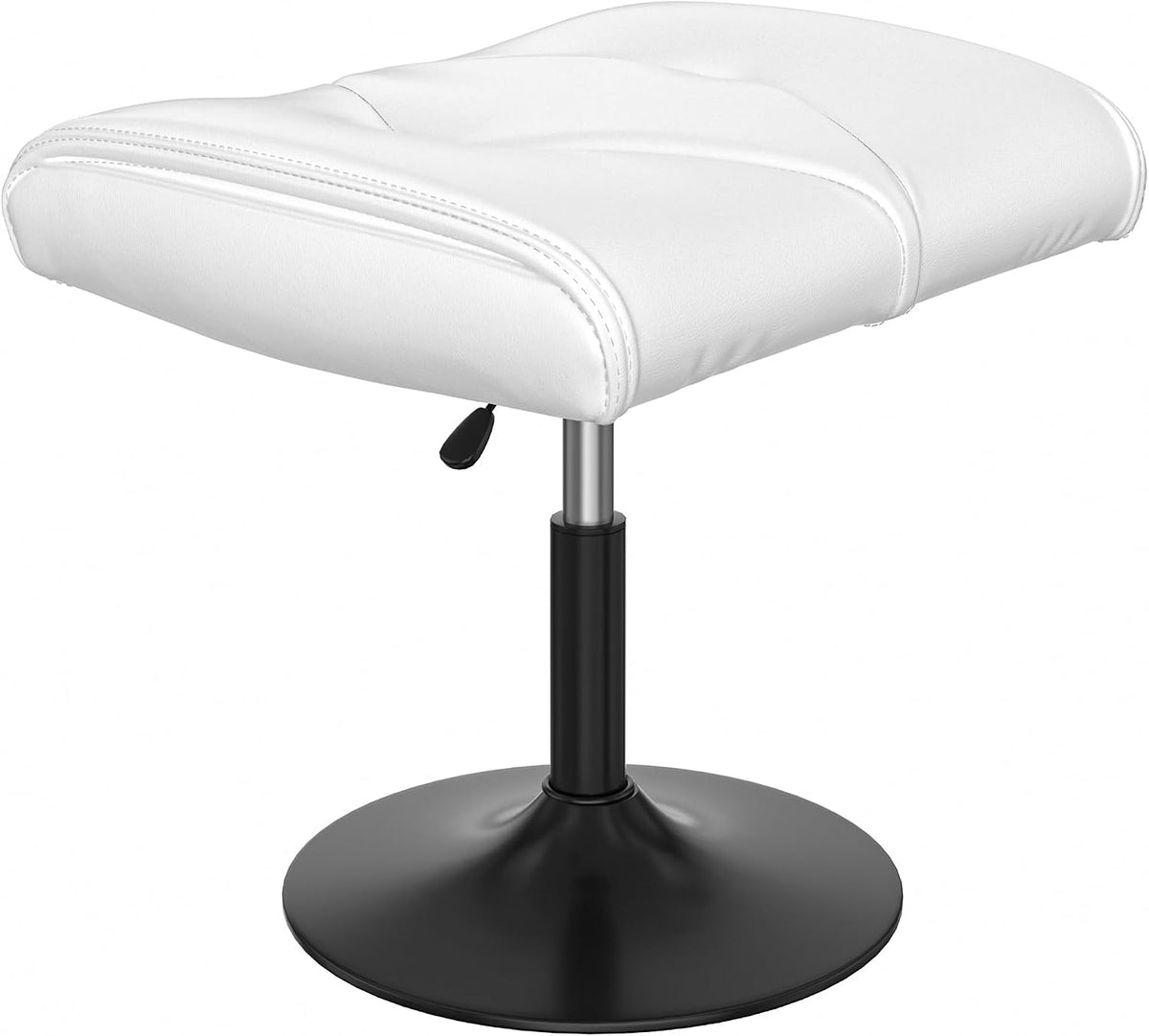 Office Foot Rest Under Desk Ottoman, Height Adjustable, Black