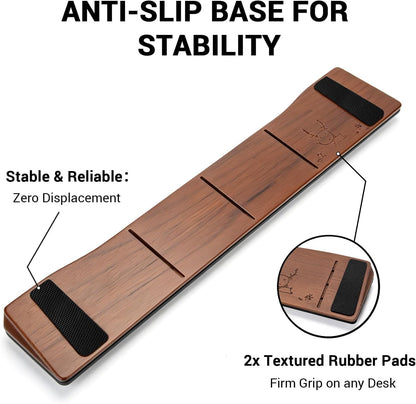 Keyboard Wrist Rest, Wooden Wrist Rest for Computer Keyboards