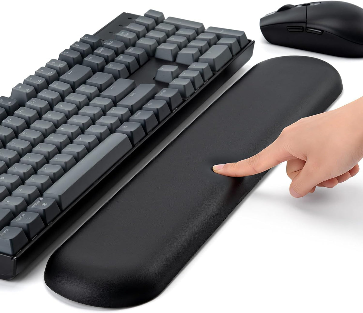 Keyboard Wrist Rest, Wooden Wrist Rest for Computer Keyboards