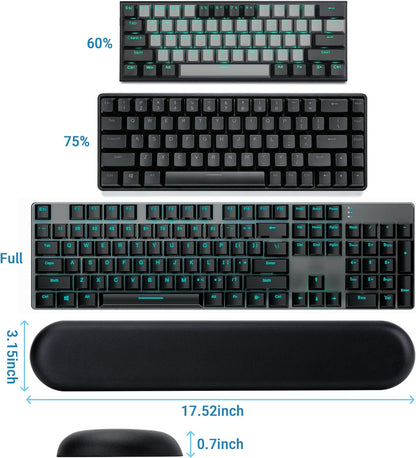 Keyboard Wrist Rest, Wooden Wrist Rest for Computer Keyboards