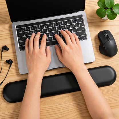 Keyboard Wrist Rest, Wooden Wrist Rest for Computer Keyboards