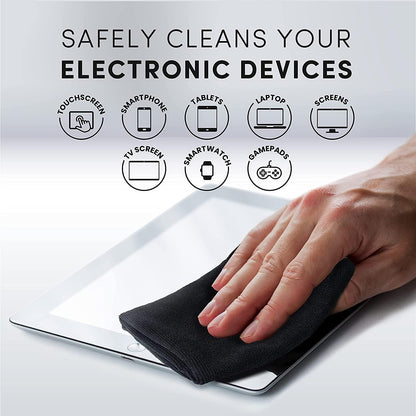 Electronic Wipes Screen Cleaner Streak-Free [ x40] Computer Screen Wipes, TV Screen Cleaner Wipes, Monitor Wipes for Smart TV, Laptop, iPhone, ipad and more - [Microfiber Cloth + 80 Wipes]