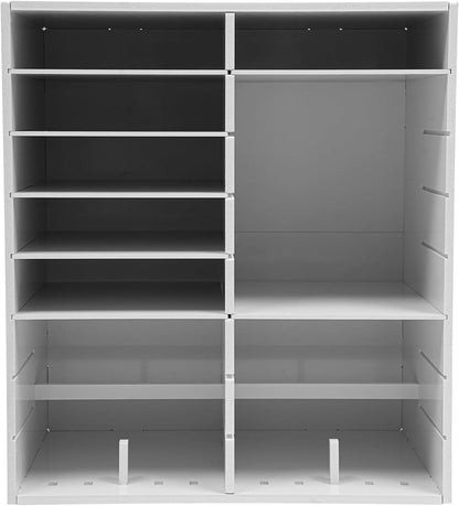 16-Slot File Organizer, Countertop Mail Sorter for Office Home Classroom