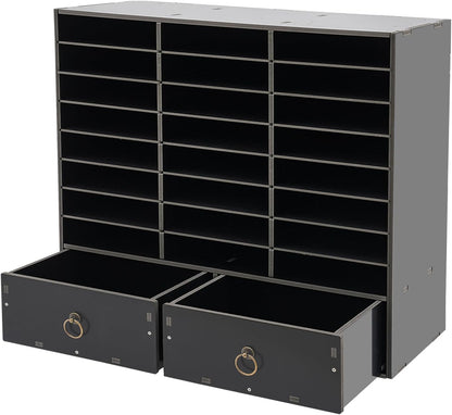 16-Slot File Organizer, Countertop Mail Sorter for Office Home Classroom