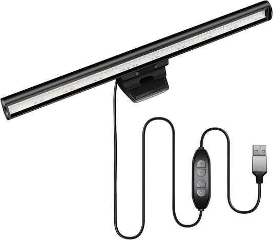 Laptop Monitor Light Bar with Clip USB LED Task Lamp No Screen Glare