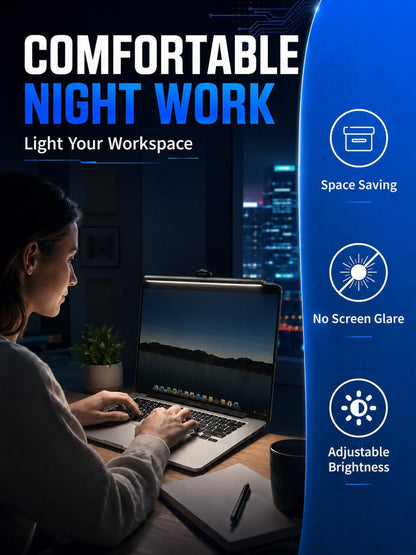 Laptop Monitor Light Bar with Clip USB LED Task Lamp No Screen Glare