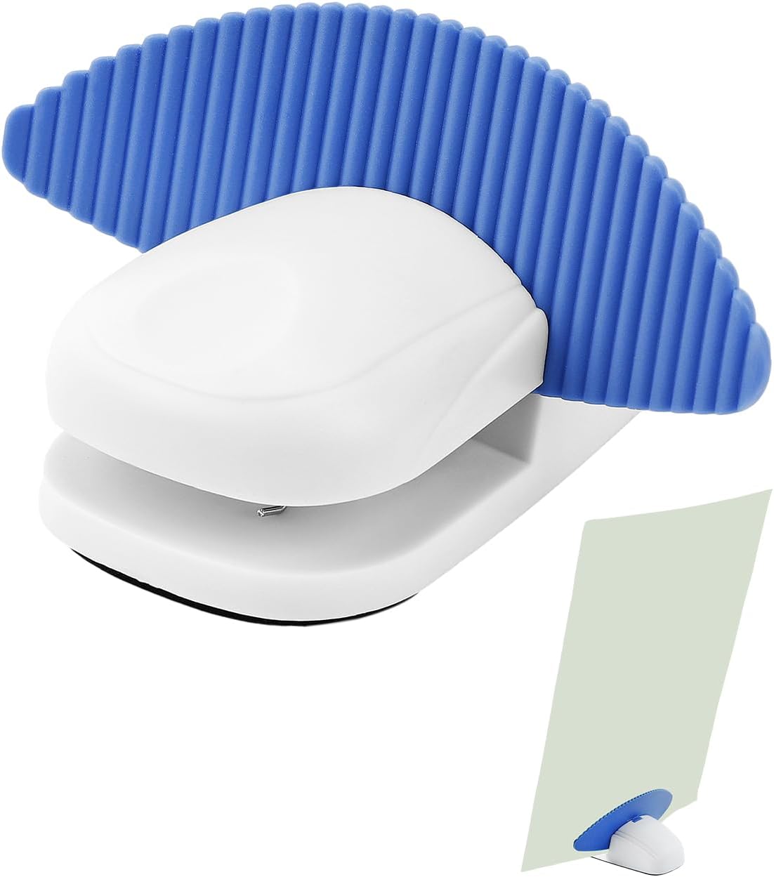 3 Pack Desktop Paper Holder Stand for Typing (White Blue Red)